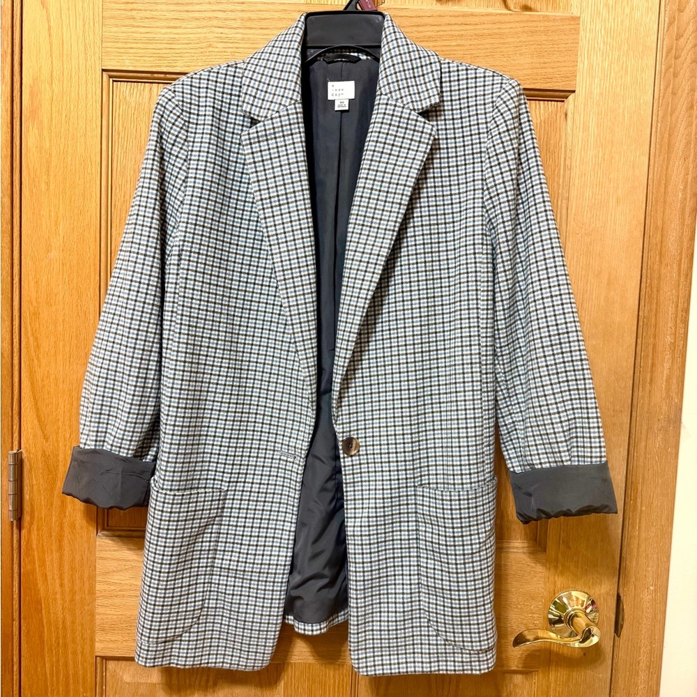 A New Day Oversized Checkered Blazer - Women’s size XS